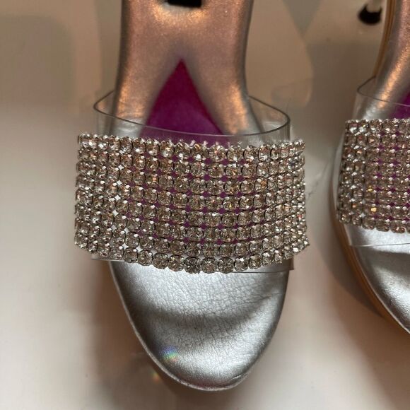 Betsey Johnson Rhinestone Heels - Picture 8 of 9